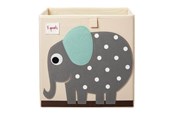 Pokój dzieciecy - 3 Sprouts Storage Box - Gray Elephant - IBXELE