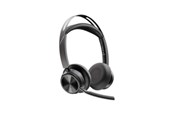 Sluchawki, zestaw sluchawkowy - HP Poly Voyager Focus 2 USB-C-C Headset +USB-C/A Adapter +Charging Stand - 9T9J5AA#AC3