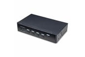 Przełącznik KVM - StarTech.com 4-Port DisplayPort KVM Switch 4K 60Hz TAA Compliant - KVM / audio / USB switch - 4 ports - TAA Compliant - P4AD122-KVM-SWITCH