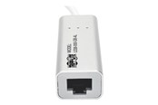 Adapter Sieciowy  (karta sieciowa, serwer druku, itp.) - Eaton Series USB 3.0 SuperSpeed to Gigabit Ethernet NIC Network Adapter RJ45 10/100/1000 Aluminum White - U336-000-GB-AL