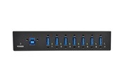 USB hub - Eaton series 7-Port USB 3.0 Hub SuperSpeed with Dedicated 2A USB Charging iPad Tablet Metal USB hub - 7 - USB 3.2 - Czarny - U360-007-IND