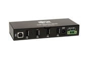 USB hub - Eaton series 4-Port Rugged Industrial USB 2.0 Hi-Speed Hub w 15KV ESD Immunity Metal Mountable USB hub - 4 - Czarny - U223-004-IND