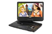 Blu-Ray i odtwarzacze DVD  - Lenco DVP-1010BK - Portable 10" DVD-Player with USB - Headphone-suspension bracket - Black - DVP-1010BK