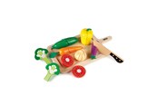Zabawki drewniane - Tidlo Wooden Cutting Vegetables Playset 20 pieces - T0215