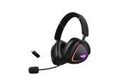 Słuchawki, zestaw słuchawkowy - ASUS ROG DELTA II - Czarny - 90YH03W0-BHUA00