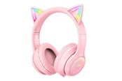 Słuchawki, zestaw słuchawkowy - ONIKUMA Gaming headphones B90 Pink - B90P