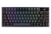Klawiatura - ASUS ROG AZOTH 75% Wireless DIY Custom RGB - Klawiatura gamingowa - bez bloku numerycznego - Angielski (US) - Czarny - 90MP0316-BKUA01