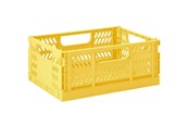 Pokój dzieciecy - 3 Sprouts - Modern Folding Crate Medium Yellow - ICMDYL