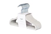 Pokój dzieciecy - 3 Sprouts - Velor Hanger 15 pcs Grey - IHVGRY-15