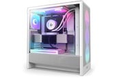 Obudowa komputerowa - NZXT H5 Flow RGB (2024) - Obudowa komputerowa - Miditower - Biały - CC-H52FW-R1