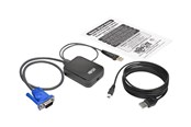 Przelacznik KVM - Eaton series KVM Console to USB 2.0 Portable Laptop Crash Cart Adapter with File Transfer and Video Capture 1920 x 1200 @ 60 Hz - B032-VU1