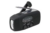 Radio DAB i budzik - Lippa Emergency Solar Radio - Black - AM/FM - Mono - Czarny - LPFMR01