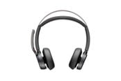 Sluchawki, zestaw sluchawkowy - HP Poly Voyager Focus 2 USB-C-C Headset +USB-C/A Adapter +Charging Stand - 9T9J6AA#AC3