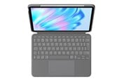 Klawiatura - Logitech Combo Touch for iPad Air 11" (M2) & iPad Air (5th gen) - Oxford Grey - Etui z klawiaturą - Angielski (UK) - Szary - 920-012635