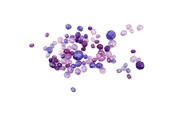 Kreatywne gry - Creativ Company Faceted Beads Mix Purple 45 grams - 618831