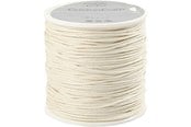 Kreatywne gry - Creativ Company Cotton cord Off-white Thickness 1 mm 40m - 51568