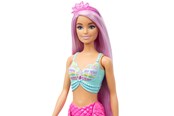 Lalki i akcesoria - Barbie Mermaid Doll with 18 cm Long Fantasy Hair - HRR00