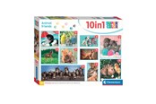 Puzzle - Clementoni Jigsaw Puzzle Super Color 10in1 Animal Friends Podłoga - 20283