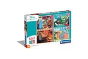 Puzzle - Clementoni Jigsaw Puzzle 4in1 Disney Animals Podłoga - 21523