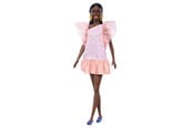 Lalki i akcesoria - Barbie Fashionistas Peach Puffy - Pink Peach - HRH14