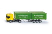 Samochody i pojazdy - SIKU 1:50 Truck With Containers - 313-3921