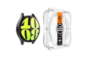 Telefon - szklo ochronne - Spigen Glass tR EZ Fit 2 Pack  - transparency - Samsung Galaxy Watch7 (40mm) - AGL08494