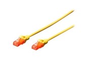 Kabel sieciowy - DIGITUS Professional patch cable - 50 cm - yellow - Żółty - 0.5m - DK-1617-005/Y