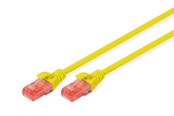 Kabel sieciowy - DIGITUS CAT 6 U-UTP Patch Cord - 3m - Żółty - 3m - DK-1617-030/Y