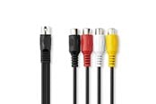 Kabel audio - Nedis CAGL20450BK02 audio cable - CAGL20450BK02