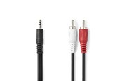 Kabel audio - Nedis CAGL22200BK20 audio cable - CAGL22200BK20