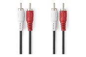 Kabel audio - Nedis CAGL24200BK50 audio cable - CAGL24200BK50