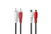 Kabel audio - Nedis CAGL24205BK100 audio cable - CAGL24205BK100