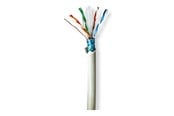 Kabel sieciowy - Nedis CCBG8526GY100S networking cable - Szary - 100m - CCBG8526GY100S
