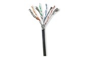 Kabel sieciowy - Nedis CCBG8599BK100S networking cable - Czarny - 100m - CCBG8599BK100S