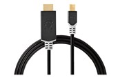 Kabel wyswietlacza - Nedis adapter cable - DisplayPort / HDMI - 2 m - CCBP37604AT20