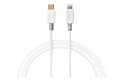 Kabel USB - Nedis Lightning cable - Lightning / USB - 1 m - CCBW39650WT10