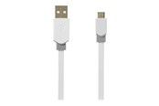 Kabel USB - Nedis - USB cable - USB to Micro-USB Type B - 1 m - CCBW60500WT10