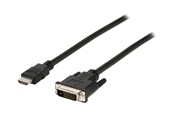 Kabel wyswietlacza - Nedis adapter cable - HDMI / DVI - 2 m - CCGB34800BK20