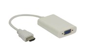 Kabel wyswietlacza - Nedis adapter - HDMI / VGA - 20 cm - CCGB34900WT02
