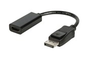 Kabel wyświetlacza - Nedis adapter cable - DisplayPort / HDMI - 20 cm - CCGB37150BK02