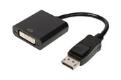 Kabel wyswietlacza - Nedis - video adapter - DVI-D to DisplayPort - 20 cm - CCGB37250BK02