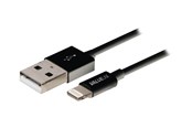 Kabel USB - Nedis Valueline Lightning cable - Lightning / USB 2.0 - 1 m - CCGB39300BK10
