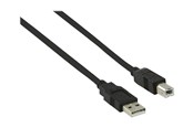 Kabel USB - Nedis - USB cable - USB to USB Type B - 2 m - CCGB60100BK20