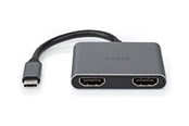 Kabel wyswietlacza - Nedis adapter - 10 cm - CCGB64670BK01