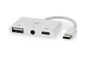 Kabel USB - Nedis CCGB64790WT01 laptop dock/port replicator - CCGB64790WT01