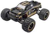 Zdalnie sterowane zabawki - BLACKZON - Slyder MT 1/16 4WD Electric Monster Truck - Gold - 540101