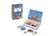 Kreatywne gry - Janod - Magneti'Book - Racers - 50 magnets - LKJ2715