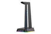 Słuchawki, zestaw słuchawkowy - ONIKUMA ST02 Headphone Stand Black - ST-2B RGB holder