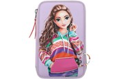 Przybory szkolne - Topmodel Triple Pencil Case with Smart Phone Appliqué JOY - 0412842