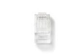 Kable - rózne - Nedis RJ45 Connector | RJ45 Pass Through | Stranded UTP CAT5 - CCGB89331TP